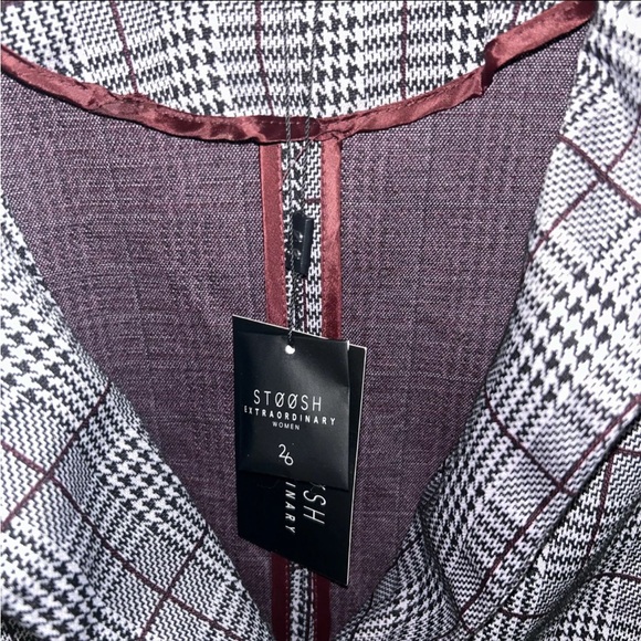 Stoosh Medium Houndstooth Blazer NWT - Picture 2 of 4